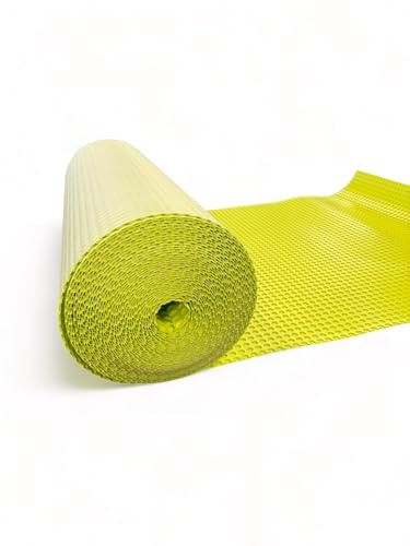 Tile Decoupling Membrane 3MM | Uncoupling Mat for Tile Floors | Anti-Crack, Waterproof & Sound Insulation | Vapour Barrier Underlay | 1m x 20m Roll & Tile Leveller Clips Combo