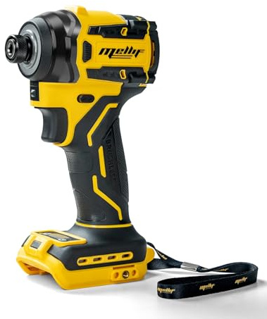 Chicmall 1/4-Inch Impact Driver Compatible with Dewalt 20V 60V Max Battery (Tool Only), 2212 in-lbs Torque, 4-Speed, Brushless Motor, LED Light