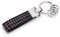 Volkswagen 5HV087010A Schlüsselanhänger GTI Metall Stoff, Schwarz/Weiß/Rot/Silber 100x31 mm