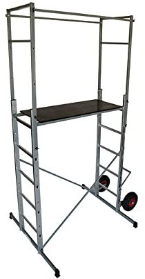 Echafaudage roulant de jardin tout-terrain 1,5m/3,5m en aluminium Selekta H350