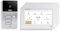 GVS - IP Video Türsprechanlage 3 Familienhaus mit Türöffner (RFID), HD Kamera, 3X 10 Zoll Monitor & App - Smarte Video Türklingel mit Kamera & Gegensprechanlage (AVS5426U)