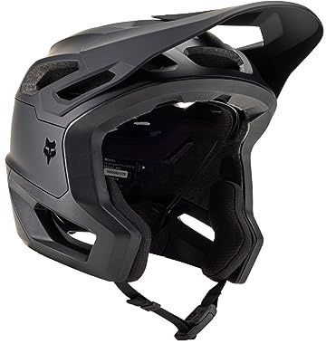 Fox Racing Dropframe Pro Mountain Bike Helmet, Matte Black, Small