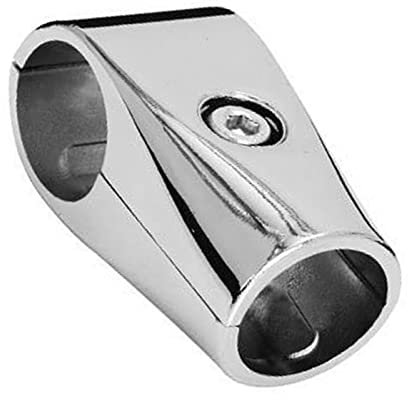 Conector de Tubería en T de Acero Inoxidable, Accesorios de Conexión de Tubo Pulido, Diámetro Interior 25 mm, T Tubería Abrazadera Conector para Barco y Andamios de Vallas