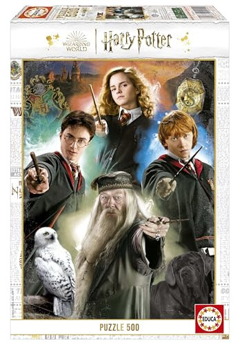 Educa - Harry Potter | 500 pièces Puzzle pour Adultes. Mesure: 34 x 48 cm. À partir de 11 Ans (19914)