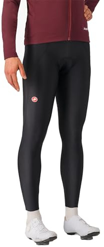 CASTELLI Espresso-Lätzchen für Herren, Rennrad, atmungsaktiv, mit Sitzpolster auf Profi-Ebene, für Gravel-Biking und Rennen, Schwarz , M