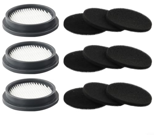 Confezione da 3 e 9 spugne di ricambio per aspirapolvere senza fili Afoddon A200Pro/A200 per ORFELD B08/C10A/C10G Series