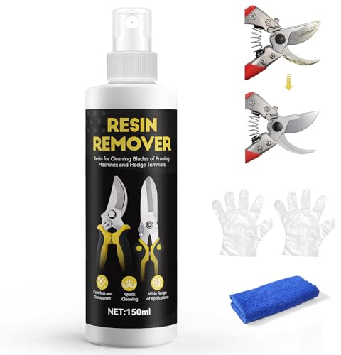 WEILAOK Disolvente de Resina, Tree Resin Remover, Spray Removedor de Resina, Disolución Rápida, Ideal para Eliminar Resina de Diversas Herramientas y Equipos de Jardinería, 150 ML