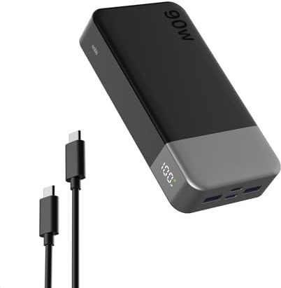 NOBIS 20000mAh 90W Power Bank Carga Rápida para Portátiles