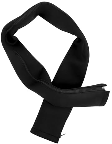 Guaina Cavo Motore Pesca Neoprene, 120cm Avvolgicavo con Cerniera Organizzatore Cavi Universale Barca Guaina Protezione per Cavo Motore Pesca Utilizzato per Proteggere & Gestire (Nero)