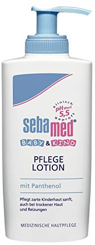 SEBAMED Baby und Kind Pflegelotion mit Panthenol, 2er Vorteilspack, pflegt zarte Kinderhaut sanft, auch bei trockener Haut und Reizungen, 2 x 200 ml