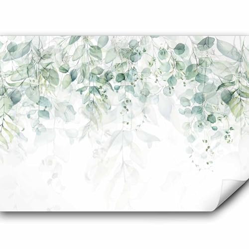 murando - Fototapete Premium-Vlies Blätter 350x256 cm - Foto Tapete Schlafzimmer Wohnzimmer Moderne Vliestapete XXL Wandtapete Motivtapeten Bildtapete 3d Effekt - Floral Muster b-C-0615-a-b