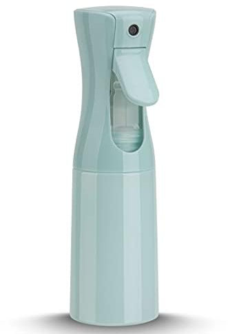 Zuhose Botella de spray para el cabello (200 ml), pulverizador de niebla ultra fina continua para cabello, salones, peluquería, plantas, cuidado de la piel, limpieza, 1 paquete, azul