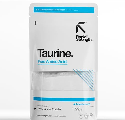 Taurine Powder 100g - Pure Amino Acid | Support Physical Performance | Enhance Energy Production