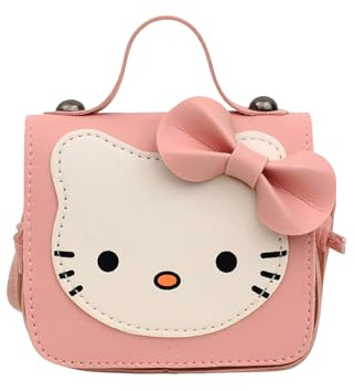 Spldsun Mini Borse Principessa, Borsetta Bambina, Mini Messenger Tracolla per Bambini per Bambini 3-12 Anni, Può Contenere Chiavi, Fazzoletti, Maschere, Telefoni Cellulari (Rosa)