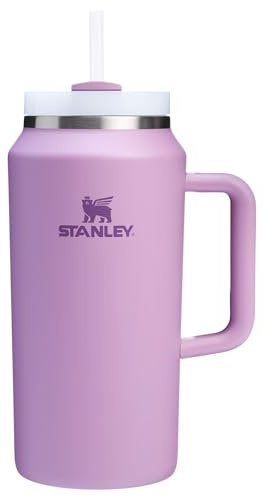 Stanley Quencher H2.0 Tumbler with Handle & Straw 64 oz | Flowstate 3-Position Lid | Large Capacity for Travel & Sports | Insulated Stainless Steel Cup | BPA-Free | Lilac