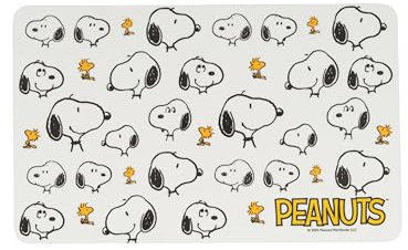 The Peanuts Snoopy Allover Breakfast Board / Chopping Board Made of Formica White