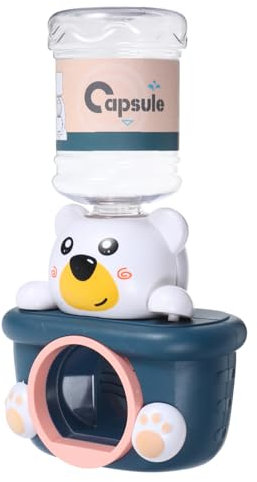 Sosoport Boys and Girls Mini Water Fountain Toy Water Dispenser Model Boys and Girls Pretend Play Hand-eye Coordination Toy