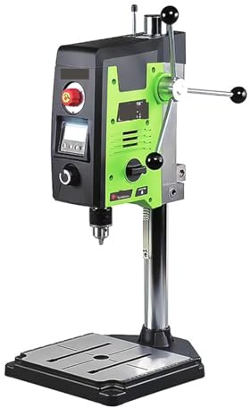 Bench Drill Press Pillar Drill 800W Variable Speed Tabletop Drill Press Drilling Machine with Worklight(BG-518801)