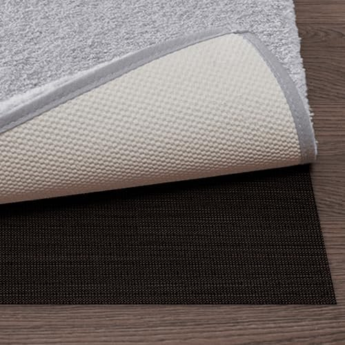 Sottotappeto Antiscivolo in PVC 240 x 340 cm Antiscivolo Tagliabile Rete Tappeti Adattabile Tagliandolo per Tappeti Cassetti Ripiani Materasso Divano, Nero
