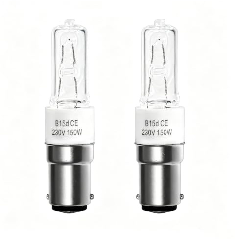 Caldarax Paquete de 2 Bombilla B15d 230V Regulable, Blanco Cálido 2700K, Bombilla Bayoneta Maquina de Coser, para Lámpara de Techo, Lámpara de Pared, lámparas de escritorio