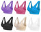 Blu Apparel Multipack Seamless Comfort Bras Sleep Bras Sizes 8-24 Not Padded Wireless (UK, Alpha, 3XL, Regular, Regular, Black/White/Nude/Purple/Ruby/Blue 6 Pack)