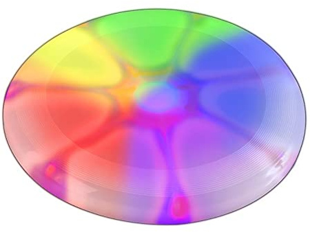 Il Frisbee Lampeggiante a LED Glowhouse Illumina Il Giocattolo da Lancio per Il Divertimento all'aperto del Disco Volante