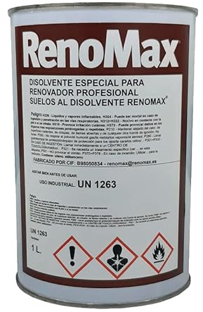Renomax - Disolvente para Resinas de Hormigón Impreso | Mejora la Aplicación y Durabilidad, Compatible con Resinas al Disolvente | Resina Hormigon, Suelos Porosos y Exteriores, Fácil de Aplicar | 2L