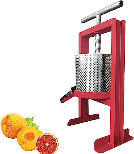HACSYP Torchio per UVA Macinino for Sidro di Frutta, Formaggio in Botte in Acciaio Inossidabile, pressa Manuale for Vino di Frutta, pressa for UVA for spremere Il Succo di Frutta/Verdura