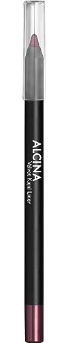 ALCINA Velvet Kajal Liner violett - violetter Kajal mit Glitzer-Finish - anspitzbar - wasserfest, wischfest - intensive, langanhaltende Farbe mit starker Deckkraft - zarte, präzise Linien - Lila