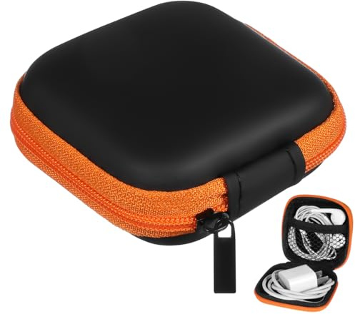 Gatuida Tapones para Los Oídos Caja De Auriculares Pequeña Caso Bolsa De Transporte De Auriculares Estuche para Guardar Auriculares Inalámbricos Viajar USB Clip De Cable De Auriculares