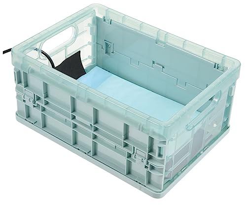 DOITOOL Incubatrice per Uova Piccole Pappagalli con Tappetino Riscaldante Anti-scottature, Scatola in Plastica Pieghevole per Allevamento Volatili Giovani e Pappagalli