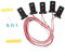 HpLive 5pcs Model Railroad Signal Lamps, OO HO Gauge LED Green/Red Dwarf Signals 20mm for Train Scenery Street Layout Accessories