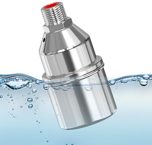 Vanne à flotteur, vanne à flotteur pour réservoir d'eau - Vanne de remplissage d'eau automatique - Contrôleur de ligne de flottaison en acier inoxydable pour réservoir d'aquarium Best