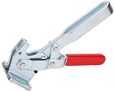 FTVOGUE Abrazadera Vertical de Palanca, Hierro Galvanizado, Fuerza de Retención de 450 Kg, para Máquina de Carpintería, Estable y Eficiente con Alta Resistencia