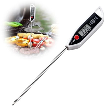 Household Kitchen Food Thermometer, Long Probe Type Thermometer That Can instantly Read Food Temperature, Suitable for Cooking Meat Barbecuing Baking