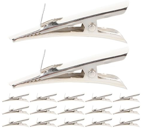 Cabilock 150 Piezas Pinzas de Resorte de Metal Pinzas de Cocodrilo para Manualidades Sujetar el Cabello y Fotos Suministros para Bricolaje