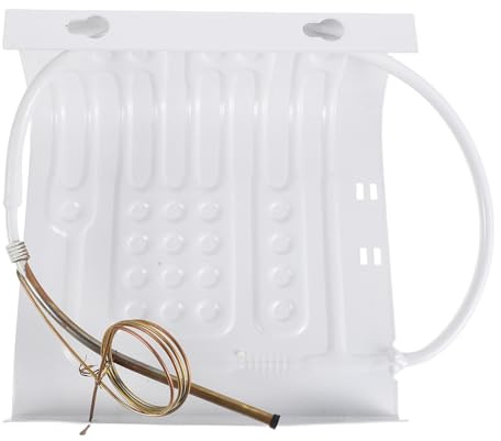 Lurrose Ricambi per piastra piana dell'evaporatore del frigorifero, piastra di raffreddamento del congelatore dell'evaporatore in metallo, accessori per frigorifero per armadietti di