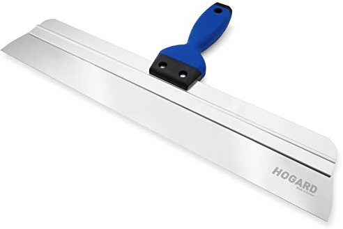 HOGARD Spatole per Stucco Per Uso Professionale Frattazzo per Stucco in Acciaio Inox Made in EU | Spatola per Stuccare | 450 mm