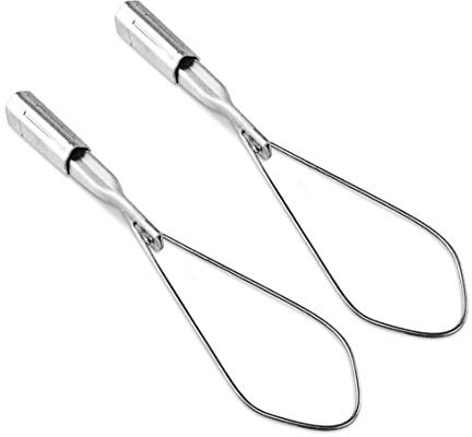 OHLECTRIC 2 Pack - Range 2/0-4/0 Aluminium Wedge Clamps- Stainless Steel Ball Handle - Secure Locking System - Aerial Cable Tightening & Sag Prevention - Durable Clamp
