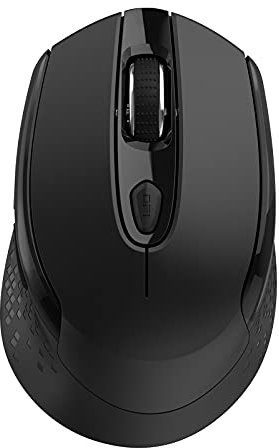 RaceGT Maus Kabellos, Ergonomische Maus 2,4 GHz Funkmaus mit USB Empfänger Silent Computer Maus 3 Einstellbare DPI für Laptop PC MacBook MAC Notebook