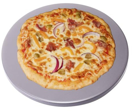 Old Stone Pizza Kitchen - Piedra redonda esmaltada para horno y parrilla, 16 pulgadas