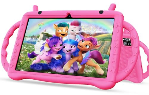Semeakoko 2024 senaste barnsurfplattan 10 tum, surfplatta Android 14 Octa-Core 2,0 GHz, 10 GB RAM 64 GB ROM(TF 1TB), 6000 mAh, WiFi, Bluetooth, dubbel kamera, föräldrakontroll, barnutbildningsapp