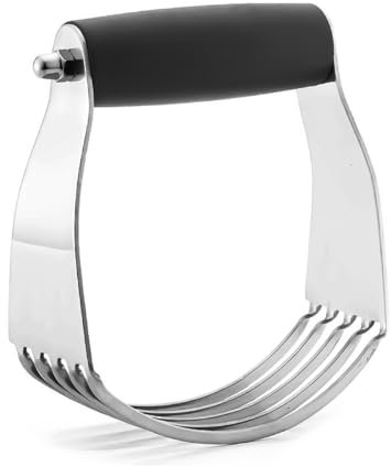 ANCLLO Frullatore per impasti in Acciaio Inossidabile, Frullatore per Pasticceria in Acciaio Inossidabile di Alta qualità per Cottura Perfetta Impasto Resistente per Pasta, Crosta di Torta e Torte