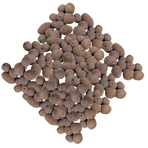 FONDOTIN Ceramsita De Jardinería Piedras Blancas Para Drenaje y Cultivo Hidropónico Poroso y Transpirable Para Macetas y Acuaponía