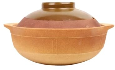Cacerola Hierro Fundido Cazuela for Estofado Y Tierra Gruesa Sin Recubrimiento Cocina Tradicional A Fuego Seco(3000 milliliters)