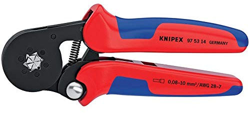 Knipex 97 53 14 Crimpzange Aderendhülsen 0.08 bis 16 mm²