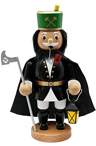 XXL Räuchermann als Bergmann mit Umhang, L/B/H 11 x 8 x 25 cm.