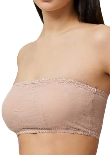 YSABEL MORA - Bandeau sin Tirantes Multiposición para Mujer, Suave y Cómodo, Ideal para Uso Diario y Deportivo, Ajuste Seguro, Material Transpirable, Diseño Versátil.