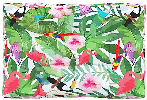 vidaXL Coussin de Palette, Galette de Chaise Rembourrée, Décoration Salle de Séjour Jardin Terrasse, Multicolore 120x80x12 cm Tissu