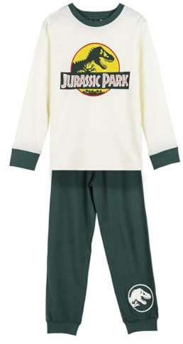 Jurassic World Pigiama per Ragazzi, Maglietta e Pantaloni Lunghi Design Dinosauro Set da 2 Pezzi per Bambino, Regalo per Ragazzo, Taglia 6 Anni